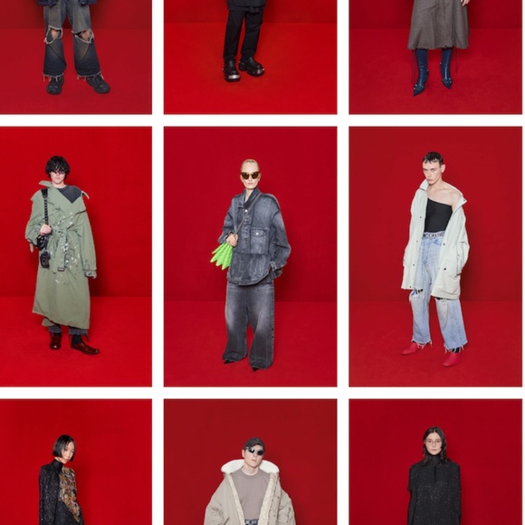 Balenciaga oversized denim jacket Spring 22 RTW - Picture 3 of 16